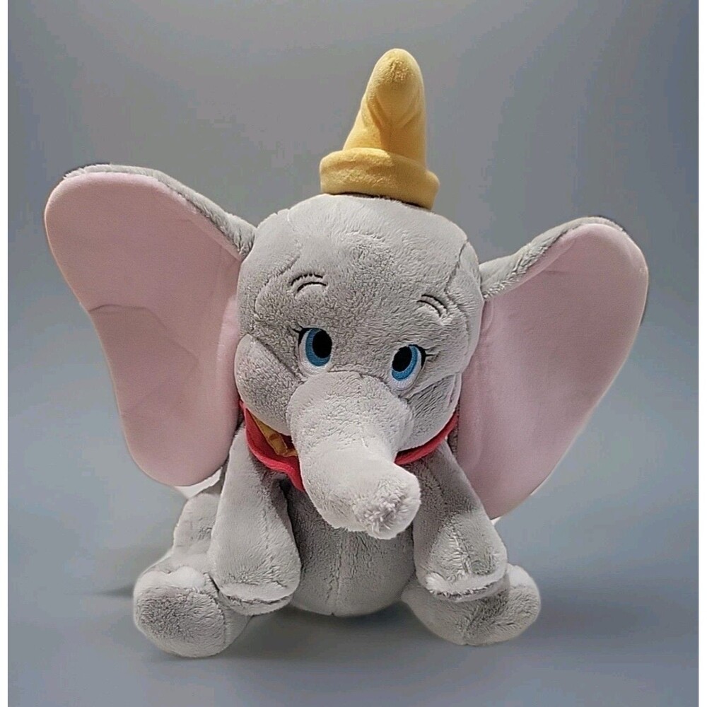 Disney Parks Large ~15” Dumbo Plush Doll Stuffed Elephant EUC